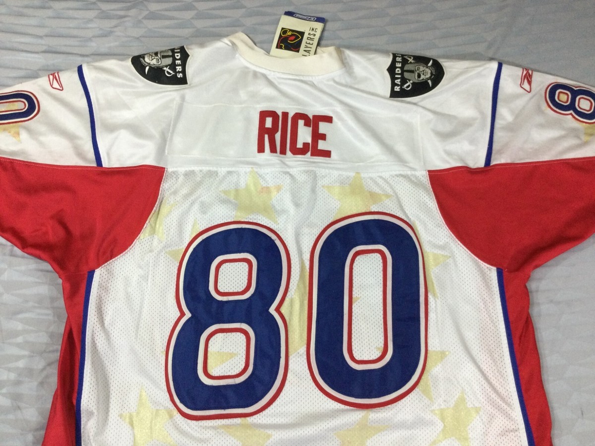 Oakland Raiders Jerry Rice #80 Football-NFL Reebok Jersey