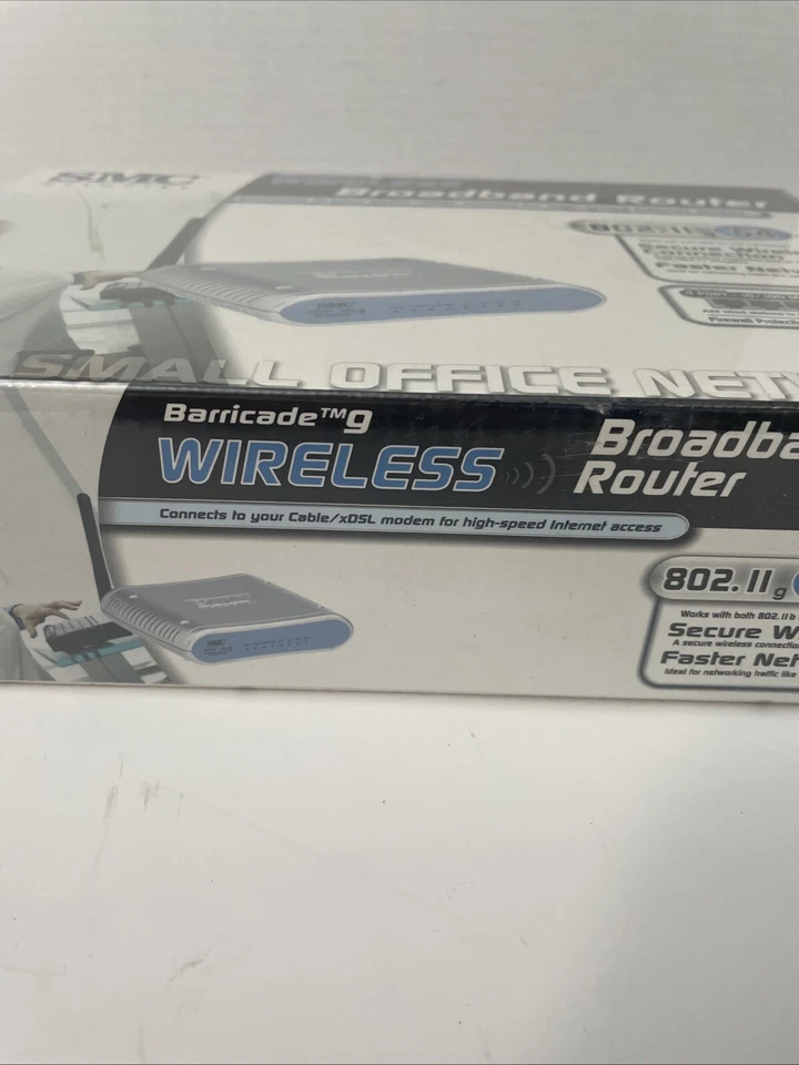 SMC Networks Barricade G 2.4GHz/54Mbps Wireless Cable/DSL Broadband Router - Image 4 of 4