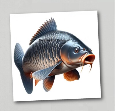 Fridge Magnet Common / Mirror Carp Freshwater Fish Coarse Fishing XL Size (8)
