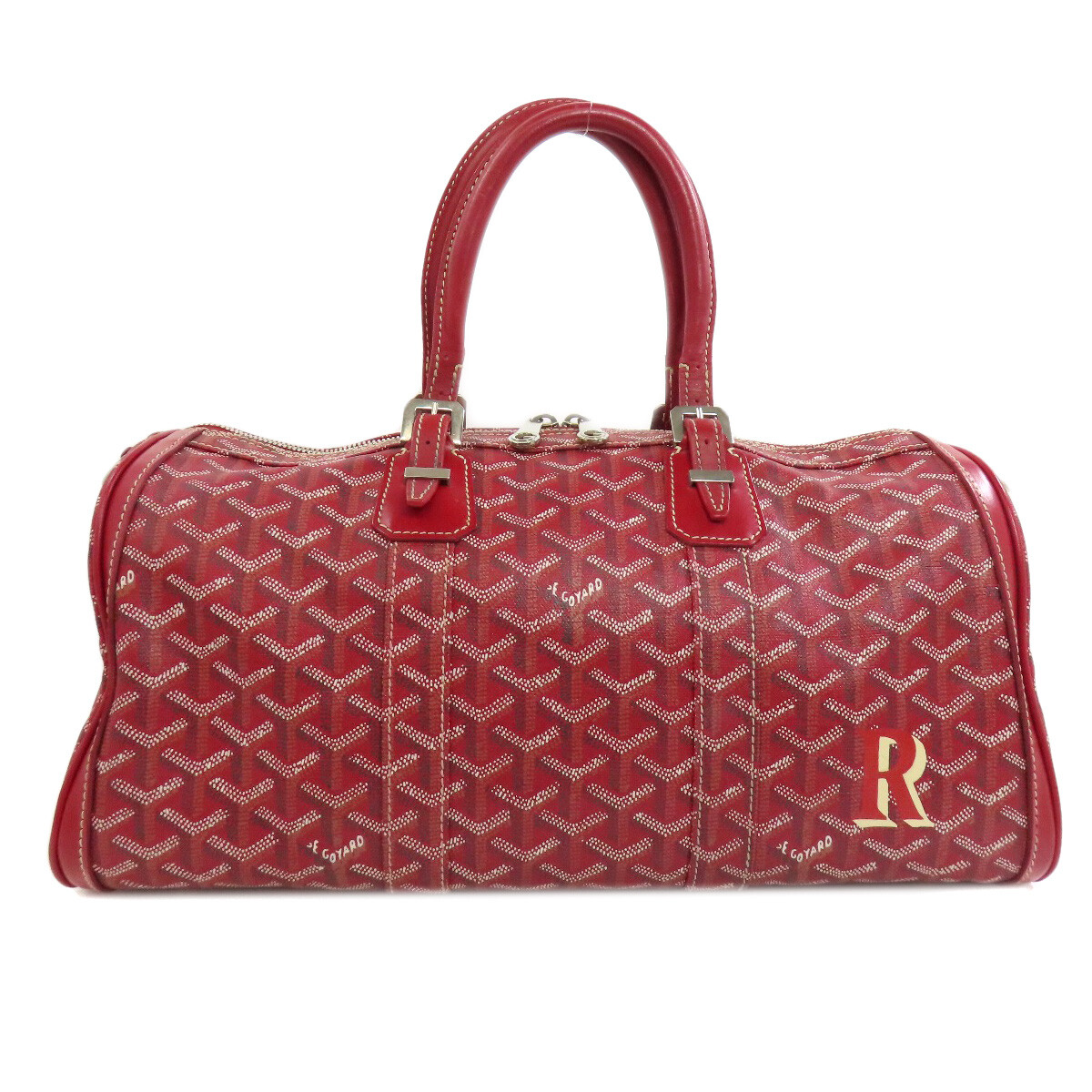 Goyard 赤 ボストンバッグ GOYARD Boston bag Croix Jules 40 Coating canvas | eBay