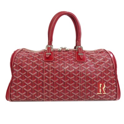 GOYARD   Boston bag Croix Jules 40 Coating canvas