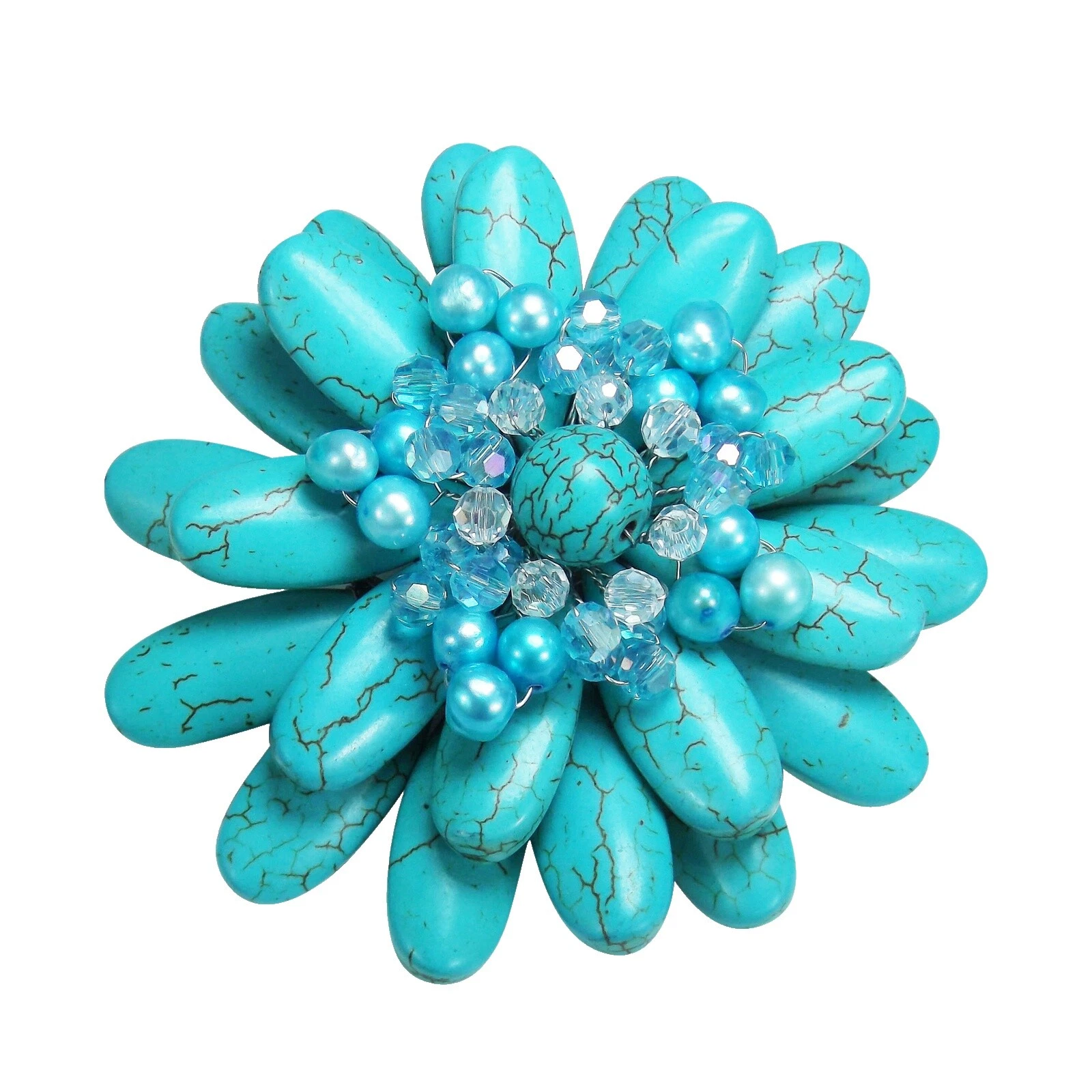 Turquoise Handcrafted Brooches & Pins