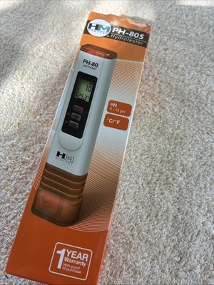 PH-80S Hydrotester Digital pH/Temperature Meter
