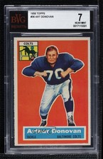 1956 Topps Art Donovan #36 BVG 7 HOF 0q3