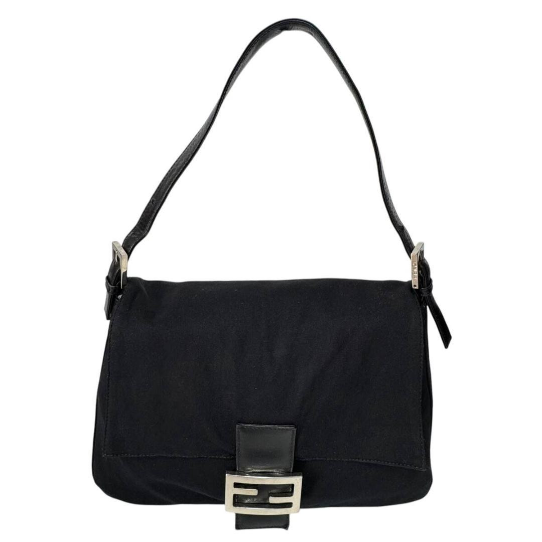 FENDI Black PVC Shoulder Bag Authentic G0303452