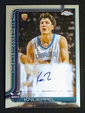 2025-26 Topps Chrome Kon Knueppel Auto RC Rookie "On Card" Charlotte Hornets #12