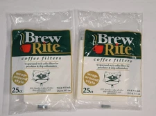 Set of 2 NEW Brew Rite wraparound-style coffee filters for Percolator & Drip
