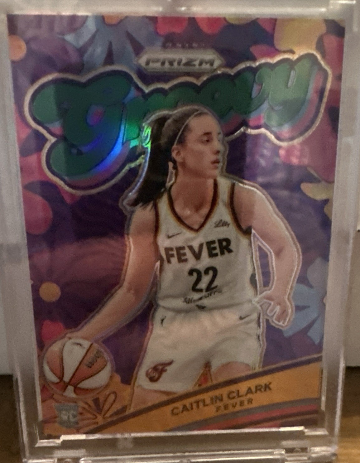 2024 Panini Prizm WNBA - Groovy Caitlin Clark #13 Green Prizm (RC)