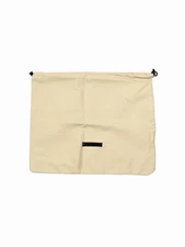 Naghedi Cotton Drawstring Dust Bag 15x12 Storage Pouch - Beige