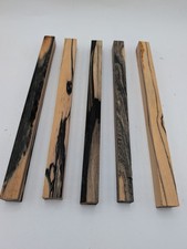 Black and White Ebony Turning Blanks Pens .75"-1"x12" BWE112
