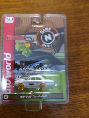 AUTOWORLD CARS N COFFEE 1964 FORD THUNDERBOLT IWHEELS SLOT CAR