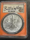 2020 $1 American Silver Eagle PCGS MS70 Emergency Issue FDI Signed Bill Walton
