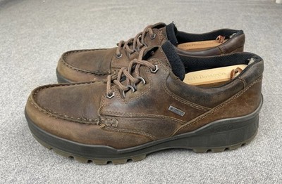 Ecco Track 25 Low GTX Mens 8 Leather Brown Hiking