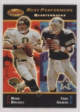 2000 Bowman's Best Best Performers Mark Brunell Troy Aikman #95 HOF 0ru6
