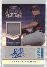2015 Panini Stars and Stripes Game Gear 23/25 Carson Fulmer #19 Auto 0c3
