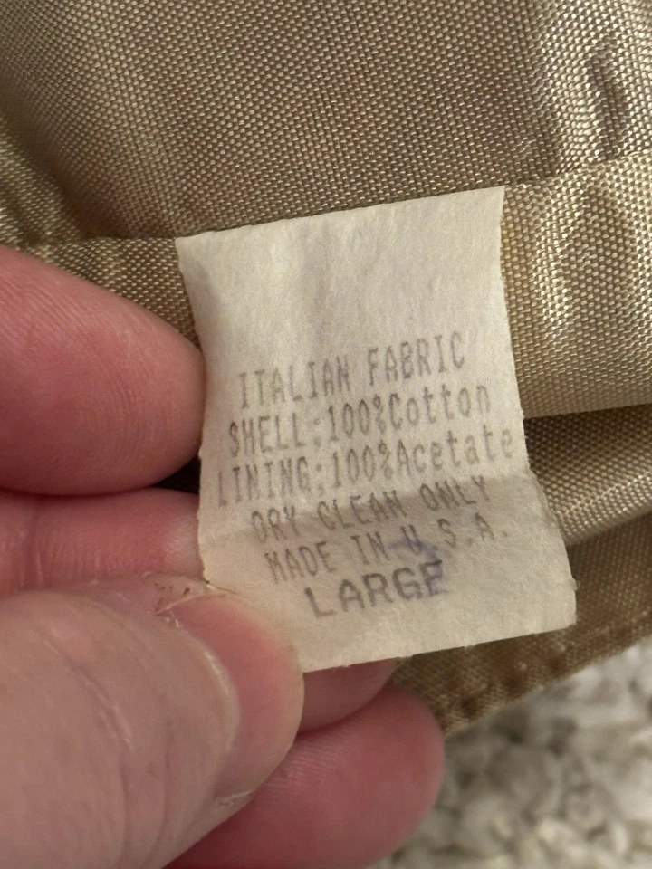 Chaleco tapiz estampado perro Nadia vintage grande hecho en tela italiana EE. UU. años 90 Foto 2 de 4