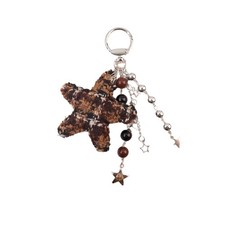 Cute Star Bag Charms for Women, Kawaii Beads Keychain for Backpack, Sweet Car...