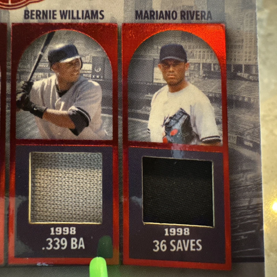 Leaf Bronx Legacy 2025 - Season Leaders Jeter/Rivera/Williams/Knoblauch 1/5 Foto 4 de 4