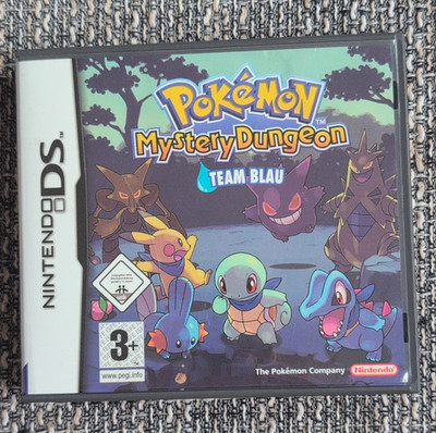 Pokémon Mystery Dungeon Team Blau Nintendo DS PAL NTR-APHP-NOE Handbuch