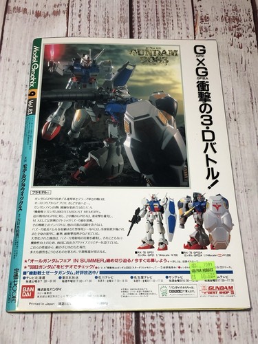 MODEL GRAPHIX Magazine #9 Vol. 83 Race Car Military Gundam Japanese - Picture 15 of 15