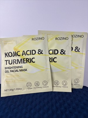ROZINO Kojic Acid Turmeric Niacinamide Brightening Gel Face Mask 30g