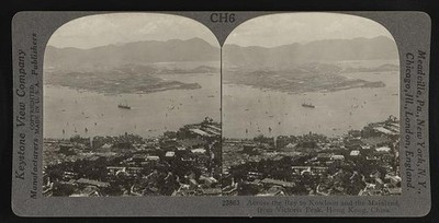 Across the Bay to Kowloon and the mainland, from Victoria Peak, Hong Kong,