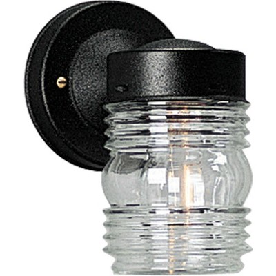 Progress Lighting P5602 Signature 1 Light 7'' Tall Outdoor Wall - Black