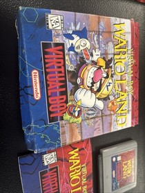 Virtual Boy Wario Land With Box And Manual 1999 Nintendo Virtual Boy
