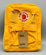New Original Swedish Fjallraven Kanken Totepack Mini 141 Warm Yellow With Tags