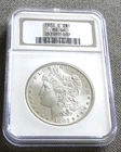 1882 S MORGAN SILVER DOLLAR ~ NGC MS64 ~ A NICE BEAUTY ~ OLD BROWN LABEL.