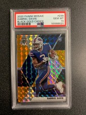 2020 GABRIEL DAVIS PANINI MOSAIC BLACK GOLD CHOICE  /8 - PSA 10