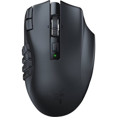 Razer Naga V2 HyperSpeed Wireless MMO Gaming Mouse: Ergonomic Design 19 Buttons