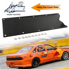 100 Carbon Fiber For LS Gen III Billet Valley Pan Cover Plate LS6 LS1 Gen 3