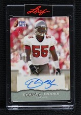 2022 Leaf Pro Set Sports Base Silver 1/2 Derrick Brooks #PSA-DB2 Auto HOF 0c3