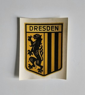 DDR Abziehbild / Schiebebild Dresden