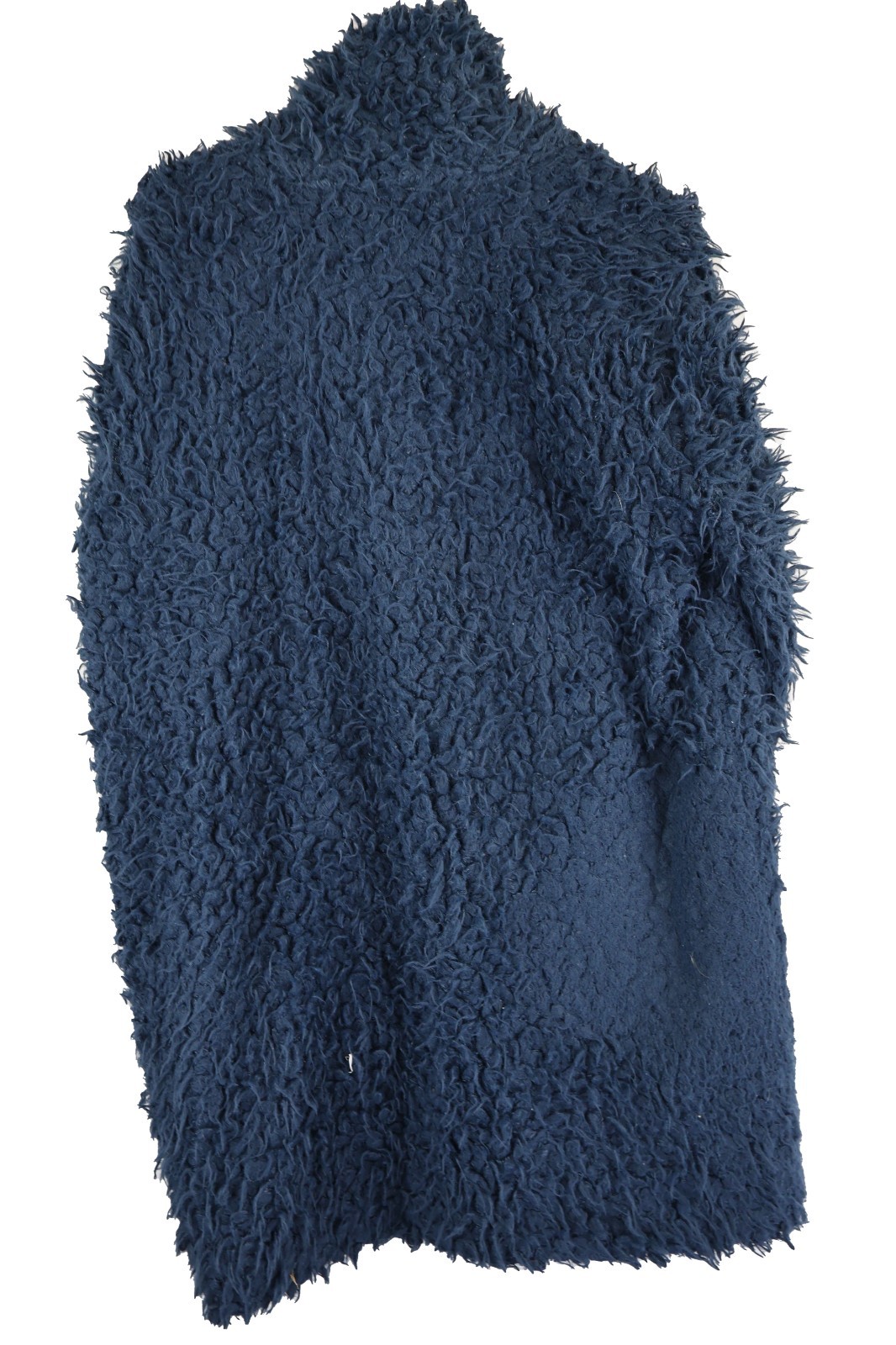 ZARA BASIC Blue Shearling Jacket size S Womens Ca… - image 6