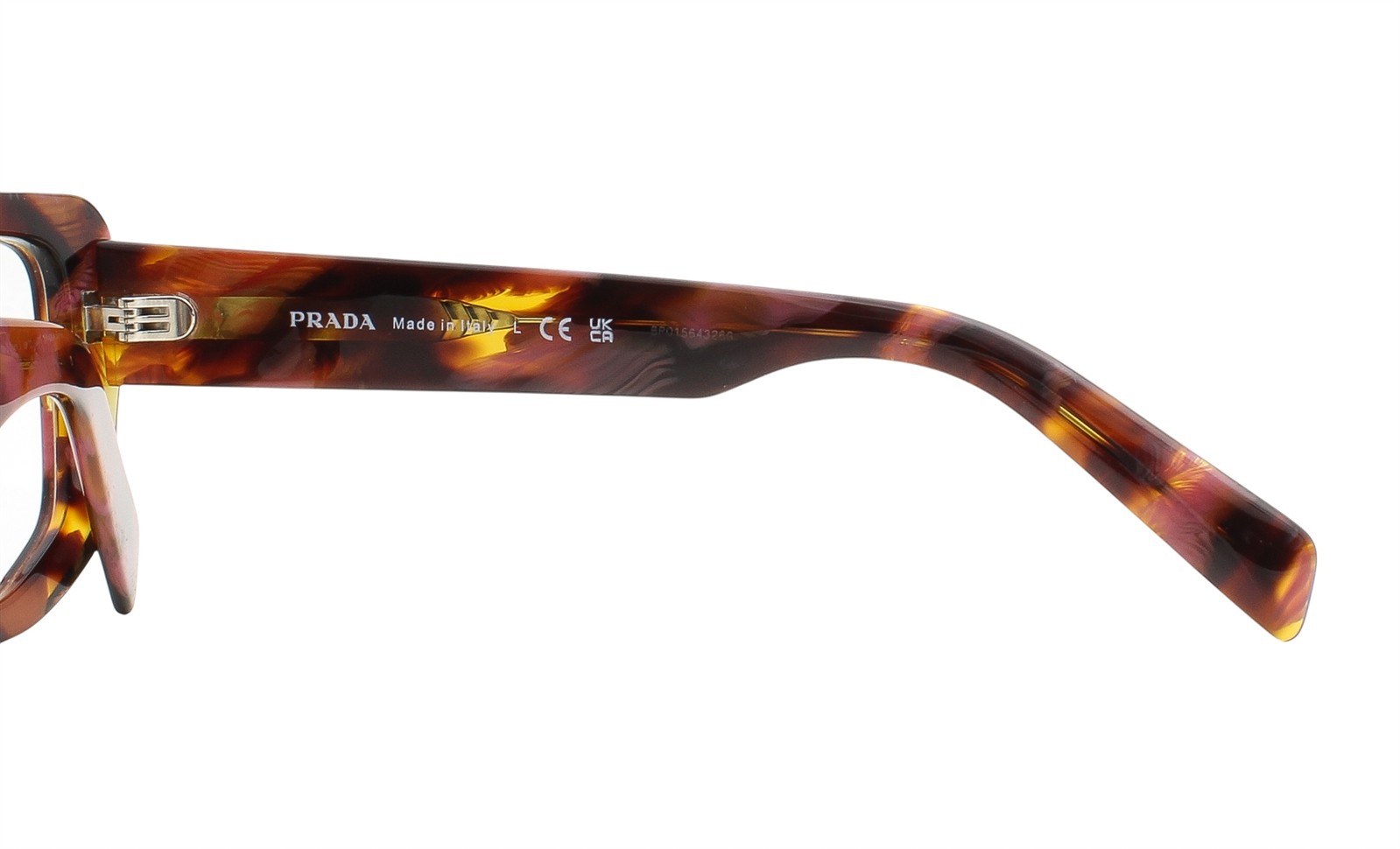 Prada Eyeglasses Glasses VPR A04 18N-1O1 Pink Brown Tortoise 52-16-140 with Case thumbnail 5