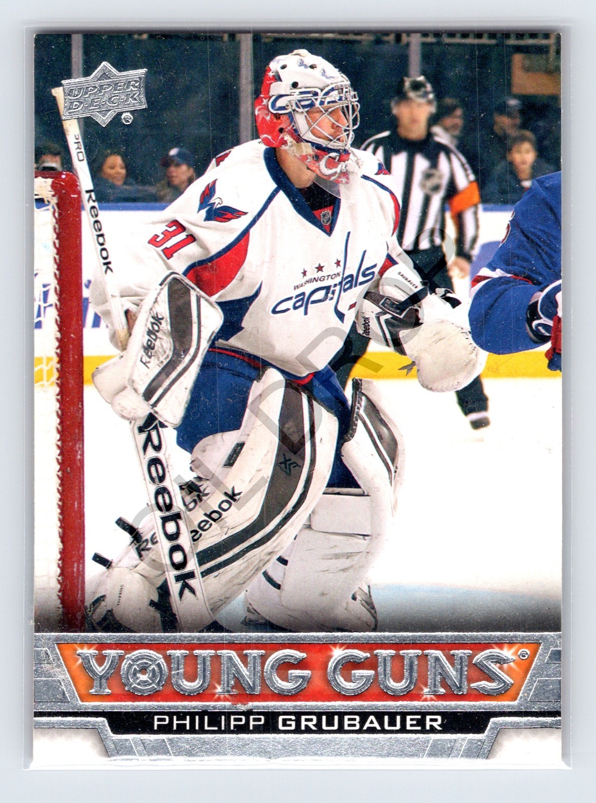 2013-14 Upper Deck Young Guns Hockey Rookie RC #467 Philipp Grubauer
