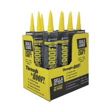 Sashco Through The Roof Sealant, 10.5 Ounce Cartridge, Clear Pack of 12 -14...