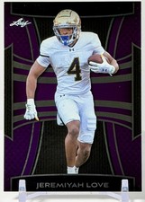 2025 Leaf Metal Jeremiyah Love Purple Blaster Foil Exclusive #B-85 Arizona Cards