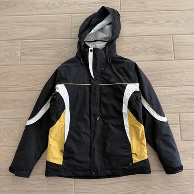 VINTAGE NIKE ACG OUTER LAYER 3  Black & Yellow  STORM JACKET SIZE MEDIUM