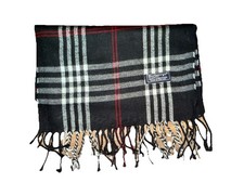 Vintage Burberry Schal BLACK sehr gut Original Händler geprüft Vintage Burberrys