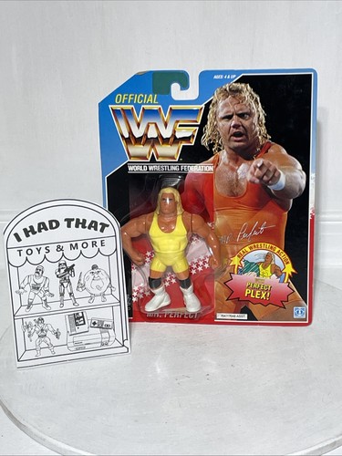 WWF Hasbro Mr Perfect Curt Hennig Blue American ca...