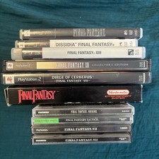 Final Fantasy Video Game Lot NES PS1 PS2 PS3 PSP image