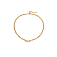 Refined Cubic Zirconia Pendant Necklace Modern Design Jewelry For Women Girls