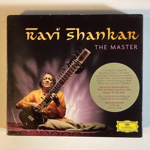 Ravi Shankar: The Master - 3 CD Set - Deutsche Grammophon - Free Shipping