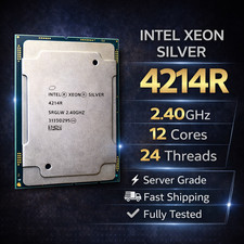 Intel Xeon Silver 4214R SRG1W 2.40GHz 12-Core LGA3647 Server CPU Processor 100W