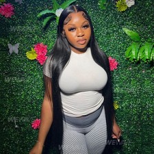 13X6 Straight Human Hair Wigs Glueless 13X4 Lace Frontal Wig 4X4 5X5 Closure Wig