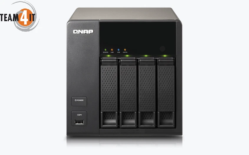 QNAP TS-420 NAS Server 1.6GHz / 512MB DDR3 4x3.5"/2.5" HDD/SSD - Image 3 of 4