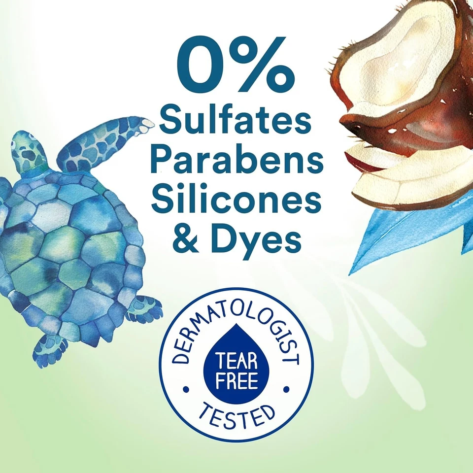 Suave Kids 3 en 1 aceite de coco 16,5 oz, 4 unidades - sin lágrimas, champú y acondicionador Foto 4 de 4